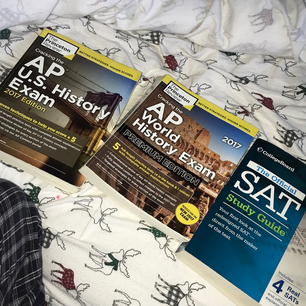 Princeton review/college board AP &SAT study books